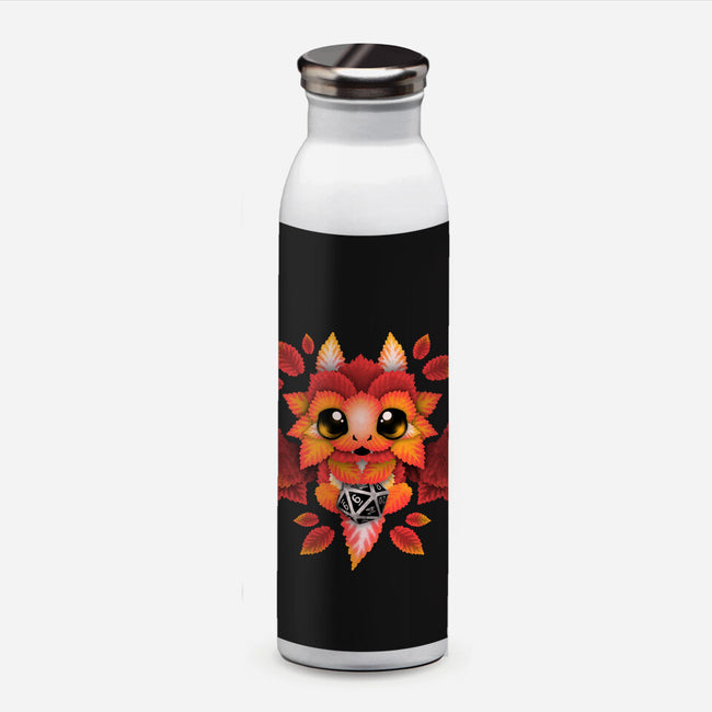 Dragon Of Leaves-none water bottle drinkware-NemiMakeit