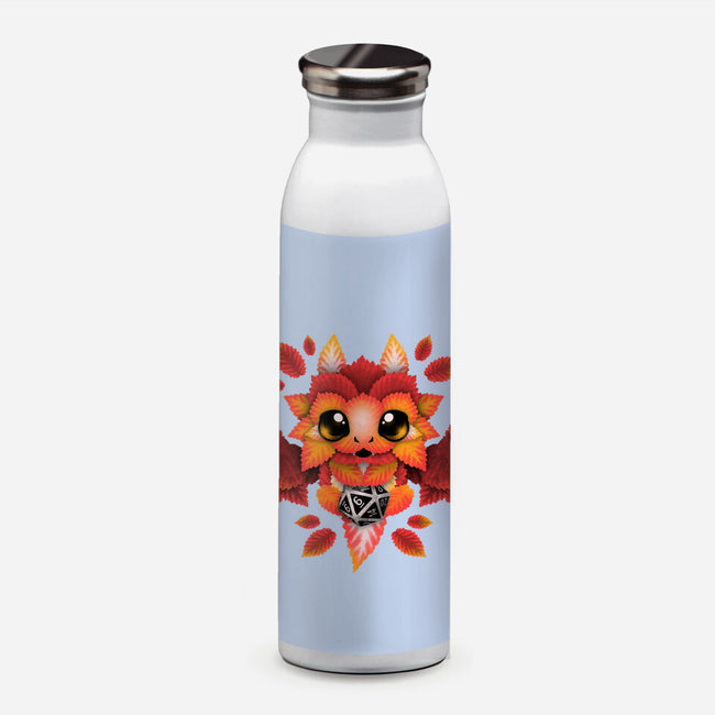 Dragon Of Leaves-none water bottle drinkware-NemiMakeit