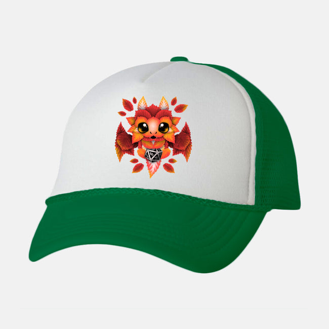 Dragon Of Leaves-unisex trucker hat-NemiMakeit