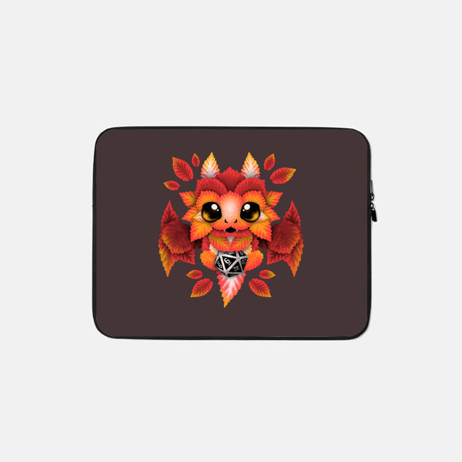 Dragon Of Leaves-none zippered laptop sleeve-NemiMakeit