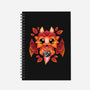 Dragon Of Leaves-none dot grid notebook-NemiMakeit