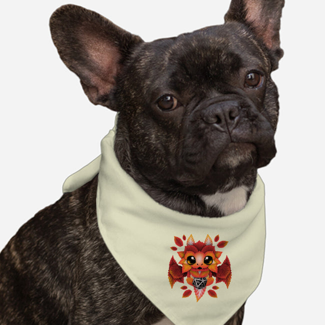 Dragon Of Leaves-dog bandana pet collar-NemiMakeit