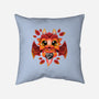 Dragon Of Leaves-none removable cover w insert throw pillow-NemiMakeit