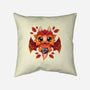 Dragon Of Leaves-none removable cover throw pillow-NemiMakeit