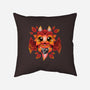 Dragon Of Leaves-none removable cover throw pillow-NemiMakeit