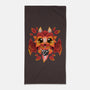 Dragon Of Leaves-none beach towel-NemiMakeit