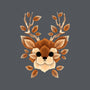 Deer Of Leaves-none glossy sticker-NemiMakeit