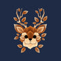 Deer Of Leaves-womens v-neck tee-NemiMakeit