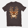 Deer Of Leaves-mens basic tee-NemiMakeit