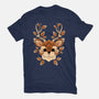 Deer Of Leaves-youth basic tee-NemiMakeit