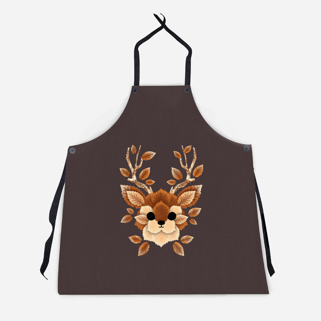 Deer Of Leaves-unisex kitchen apron-NemiMakeit