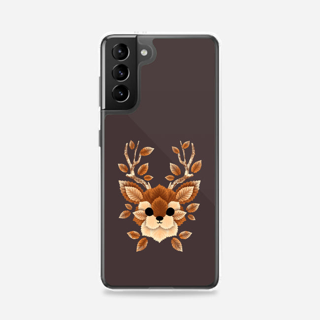 Deer Of Leaves-samsung snap phone case-NemiMakeit
