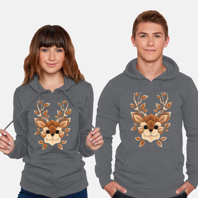 Deer Of Leaves-unisex pullover sweatshirt-NemiMakeit