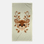 Deer Of Leaves-none beach towel-NemiMakeit