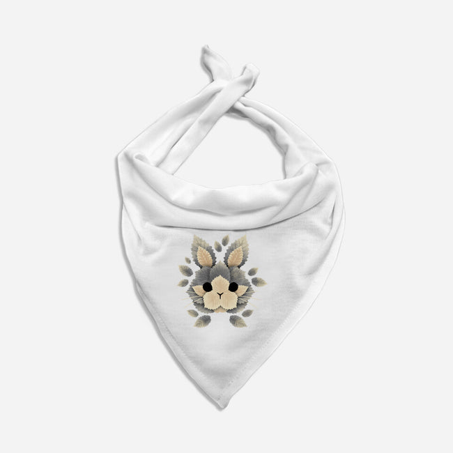 Bunny Of Leaves-dog bandana pet collar-NemiMakeit