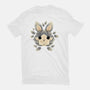 Bunny Of Leaves-womens basic tee-NemiMakeit