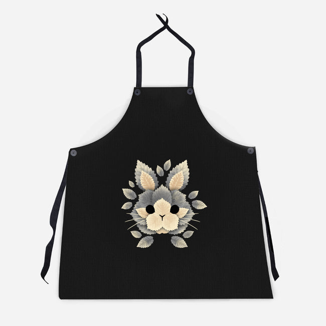Bunny Of Leaves-unisex kitchen apron-NemiMakeit
