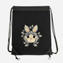 Bunny Of Leaves-none drawstring bag-NemiMakeit