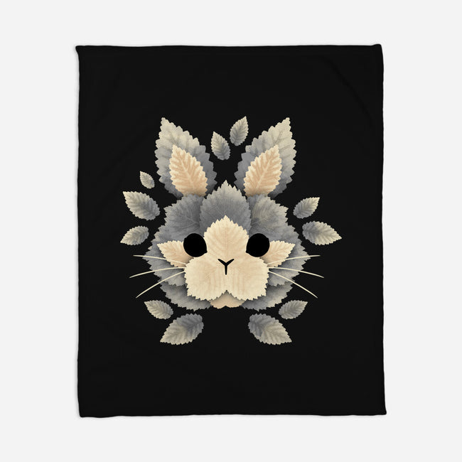 Bunny Of Leaves-none fleece blanket-NemiMakeit