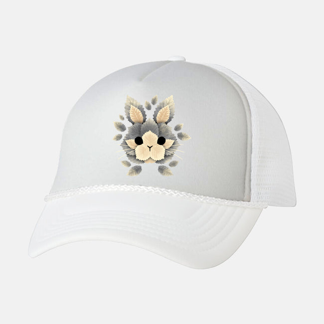 Bunny Of Leaves-unisex trucker hat-NemiMakeit