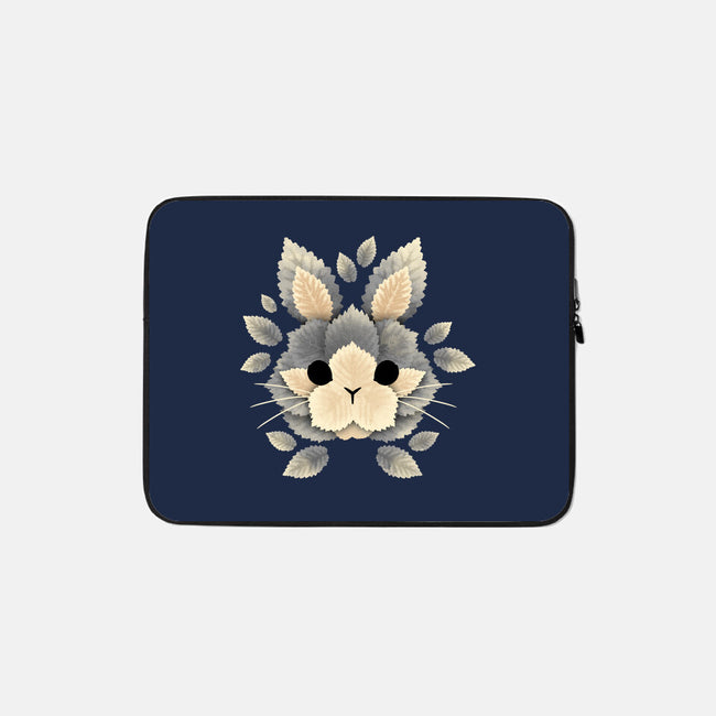 Bunny Of Leaves-none zippered laptop sleeve-NemiMakeit