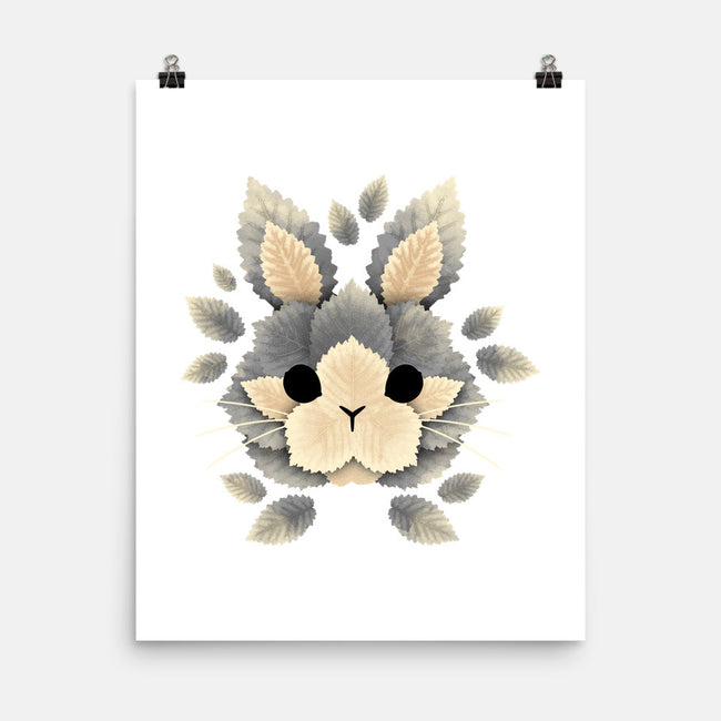Bunny Of Leaves-none matte poster-NemiMakeit