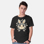 Bunny Of Leaves-mens basic tee-NemiMakeit