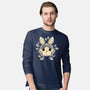 Bunny Of Leaves-mens long sleeved tee-NemiMakeit