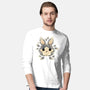 Bunny Of Leaves-mens long sleeved tee-NemiMakeit