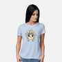 Bunny Of Leaves-womens basic tee-NemiMakeit