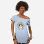 Bunny Of Leaves-womens off shoulder tee-NemiMakeit