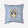 Bunny Of Leaves-none non-removable cover w insert throw pillow-NemiMakeit