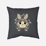 Bunny Of Leaves-none non-removable cover w insert throw pillow-NemiMakeit