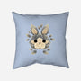 Bunny Of Leaves-none removable cover w insert throw pillow-NemiMakeit