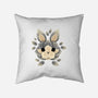 Bunny Of Leaves-none removable cover w insert throw pillow-NemiMakeit
