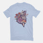 We Are All Mad Here-womens basic tee-Jess.Adams.Creates