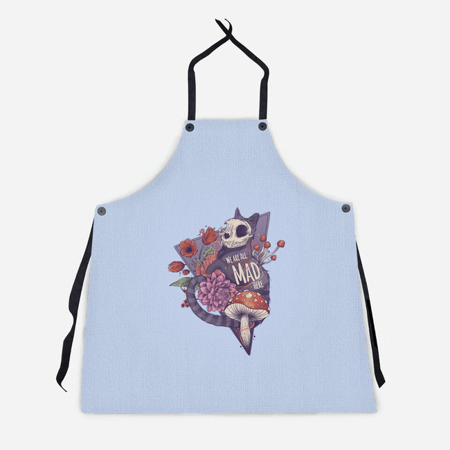 We Are All Mad Here-unisex kitchen apron-Jess.Adams.Creates