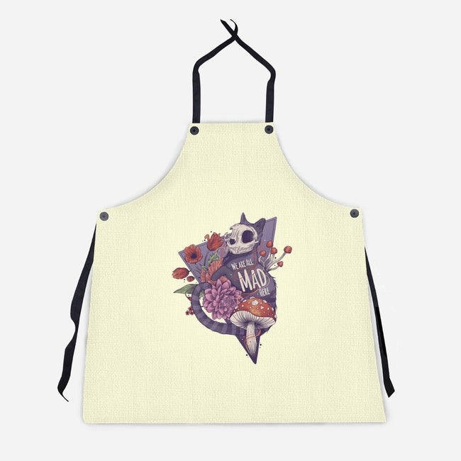 We Are All Mad Here-unisex kitchen apron-Jess.Adams.Creates
