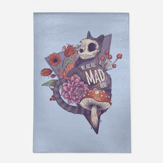 We Are All Mad Here-none outdoor rug-Jess.Adams.Creates
