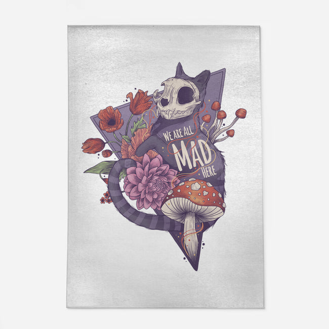 We Are All Mad Here-none outdoor rug-Jess.Adams.Creates