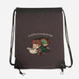 I'm Going On An Adventure-none drawstring bag-doodletoots