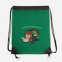 I'm Going On An Adventure-none drawstring bag-doodletoots