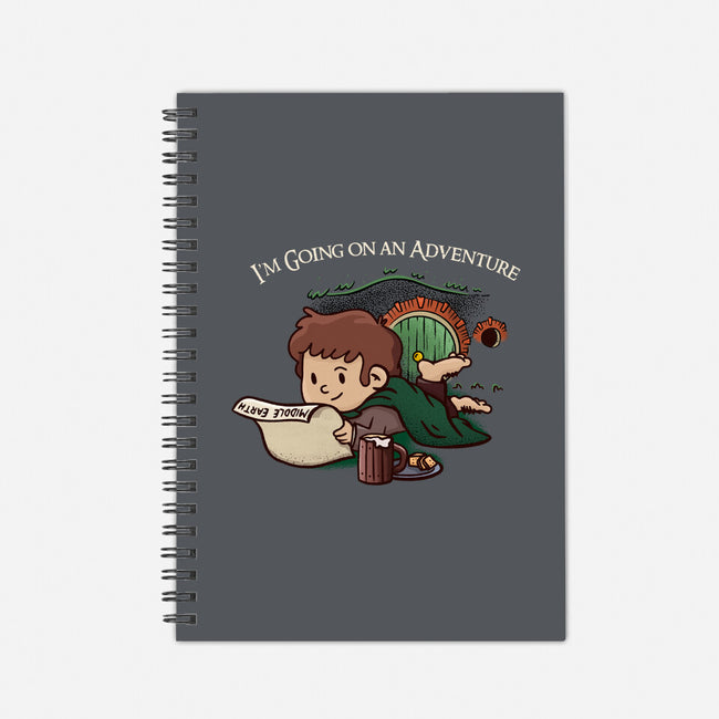 I'm Going On An Adventure-none dot grid notebook-doodletoots