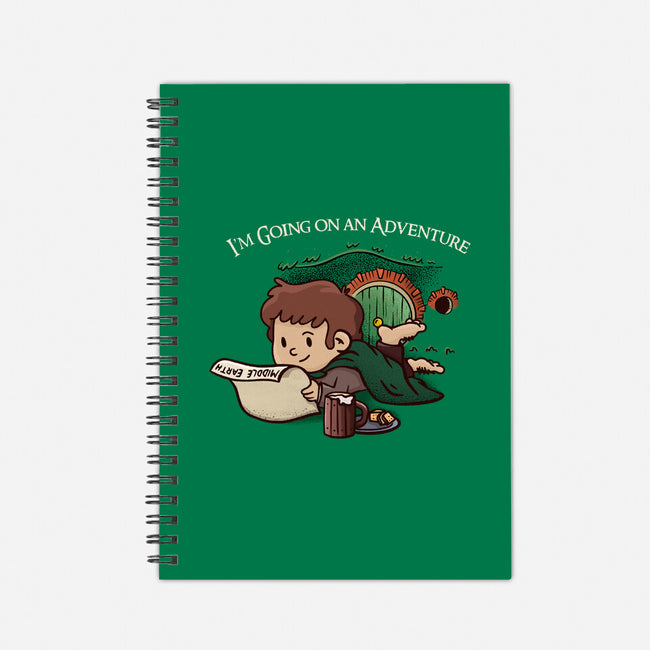 I'm Going On An Adventure-none dot grid notebook-doodletoots