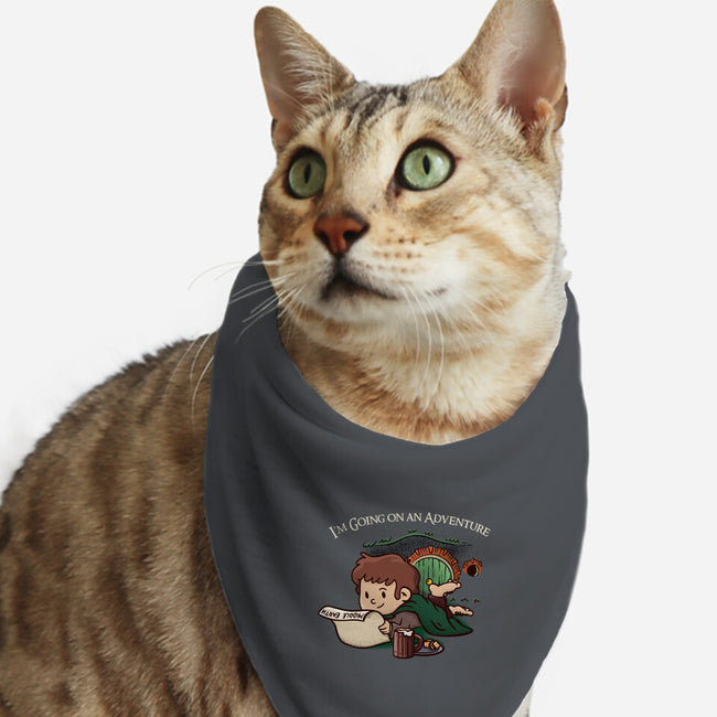 I'm Going On An Adventure-cat bandana pet collar-doodletoots