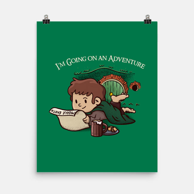 I'm Going On An Adventure-none matte poster-doodletoots