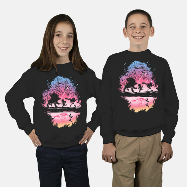 Matata Universe-youth crew neck sweatshirt-teesgeex