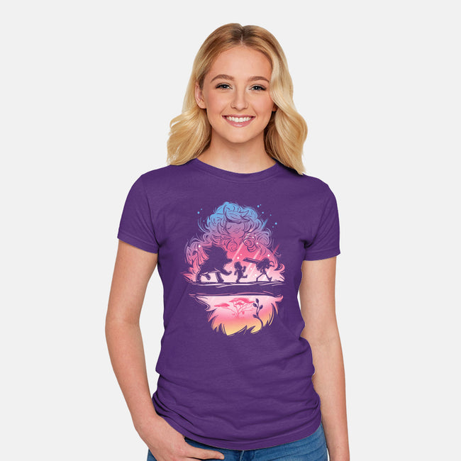 Matata Universe-womens fitted tee-teesgeex