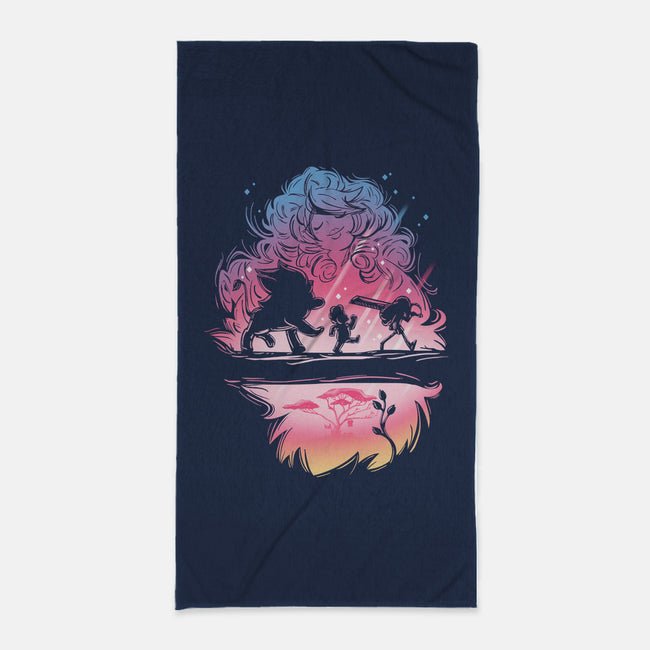 Matata Universe-none beach towel-teesgeex