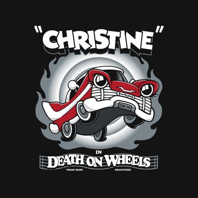 Death On Wheels-womens off shoulder sweatshirt-Nemons